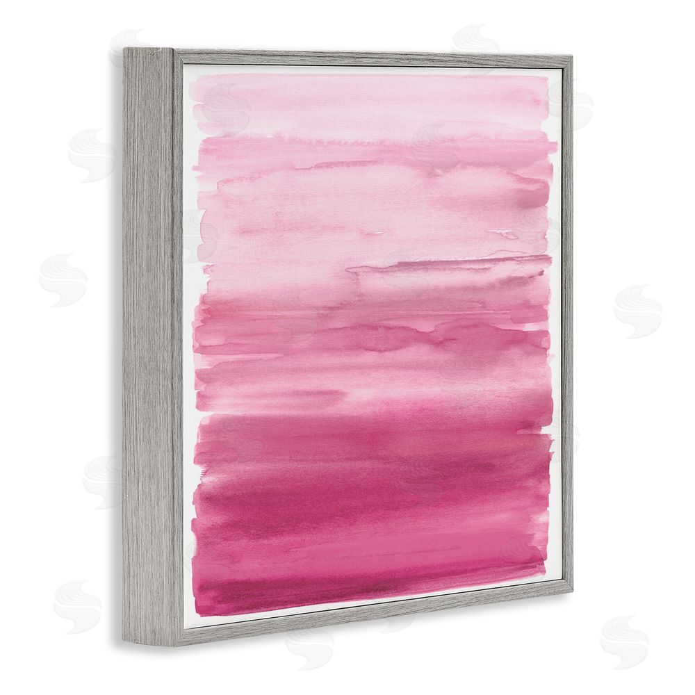 Allie Corbin Gradient Pink Blush Gray Framed Giclee Wall Art Print