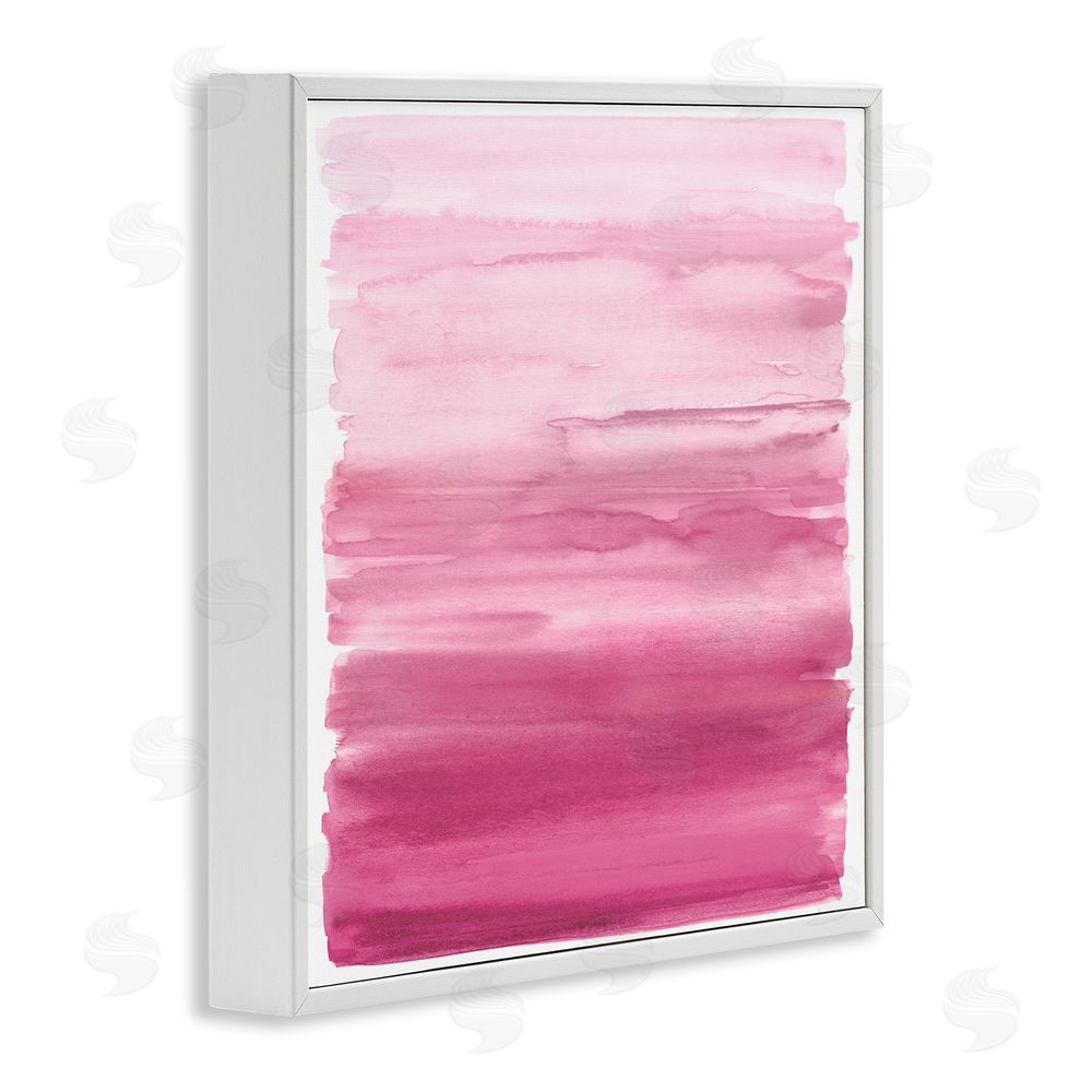 Allie Corbin Gradient Pink Blush White Framed Giclee Wall Art Print