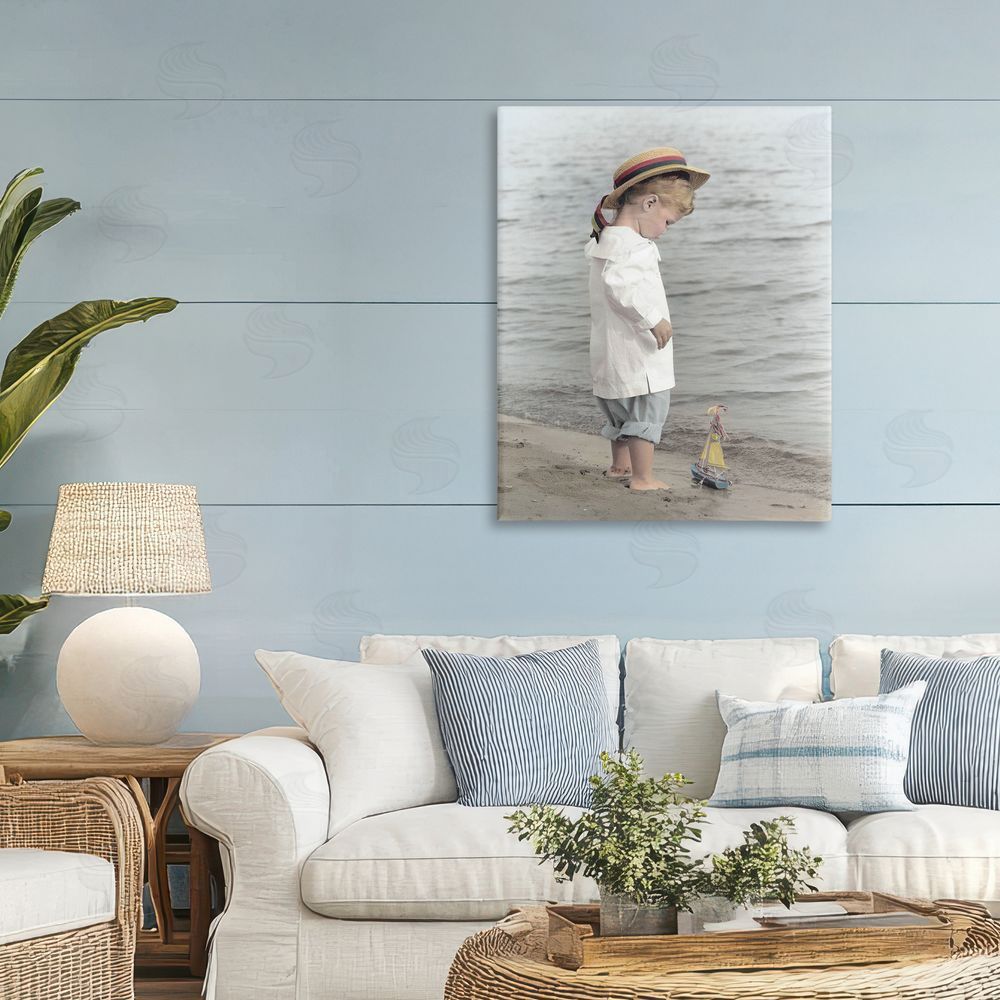 Kendra Dew Child on Beach Shore 