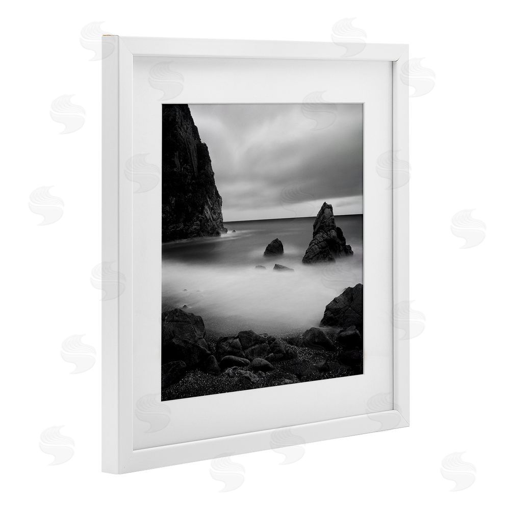 Chip Forelli Clear To The Horizon White Framed Print Under Glass Wall Art