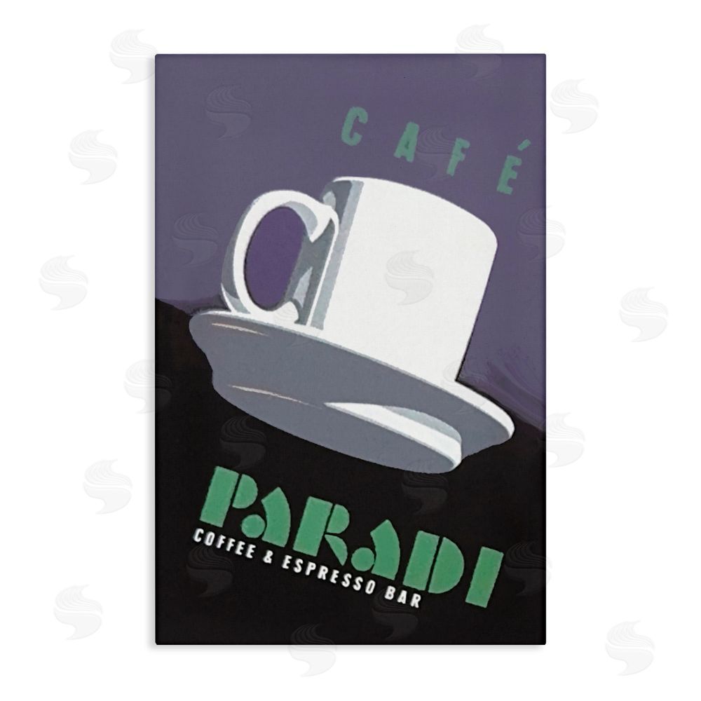 Jadei Graphics Paradi Coffee & Espresso Stretched Canvas Wall Art Print