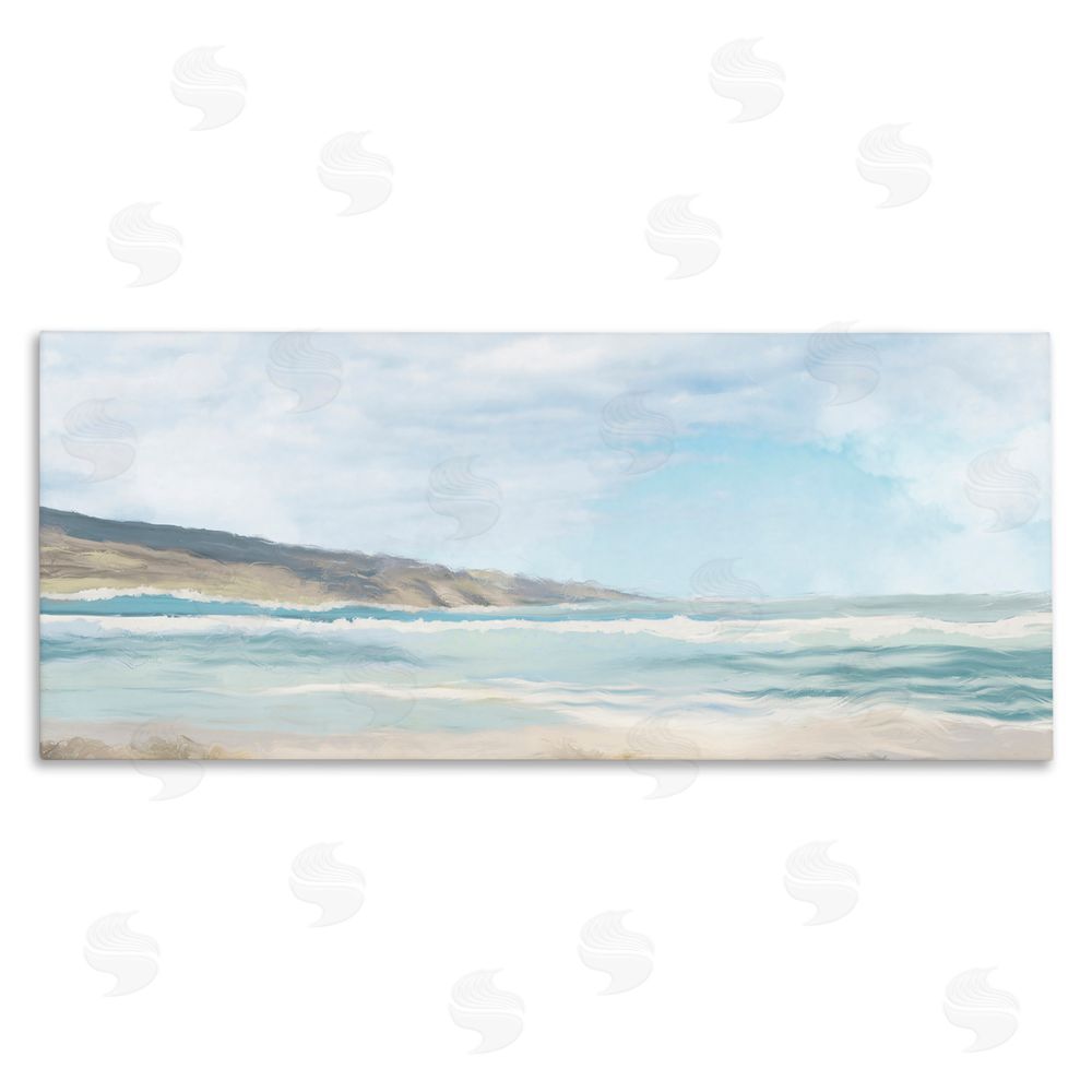 Elizabeth Medley Cape Shore Seascape Stretched Canvas Wall Art Print