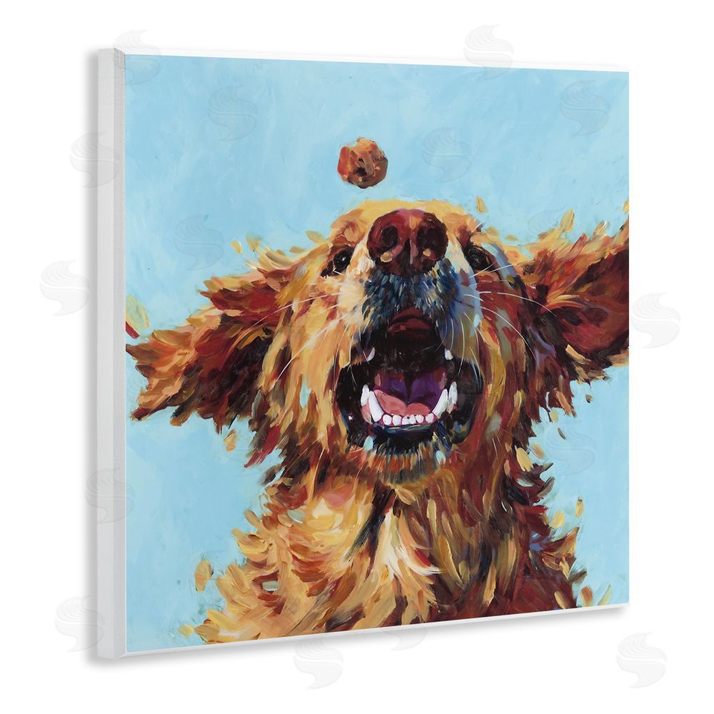 Studio Bautista Treato Loyal Dog Wooden Wall Plaque Art Print