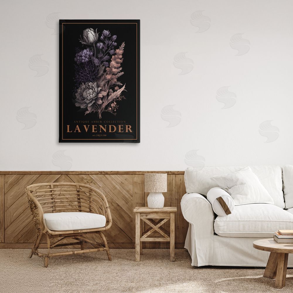 Chris Giampietro Antique Lavender Light Stretched Canvas Wall Art in Room