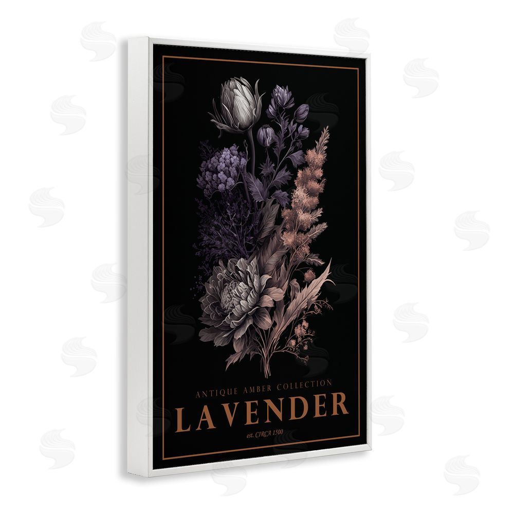 Chris Giampietro Antique Lavender Light White Framed Giclee Wall Art Print