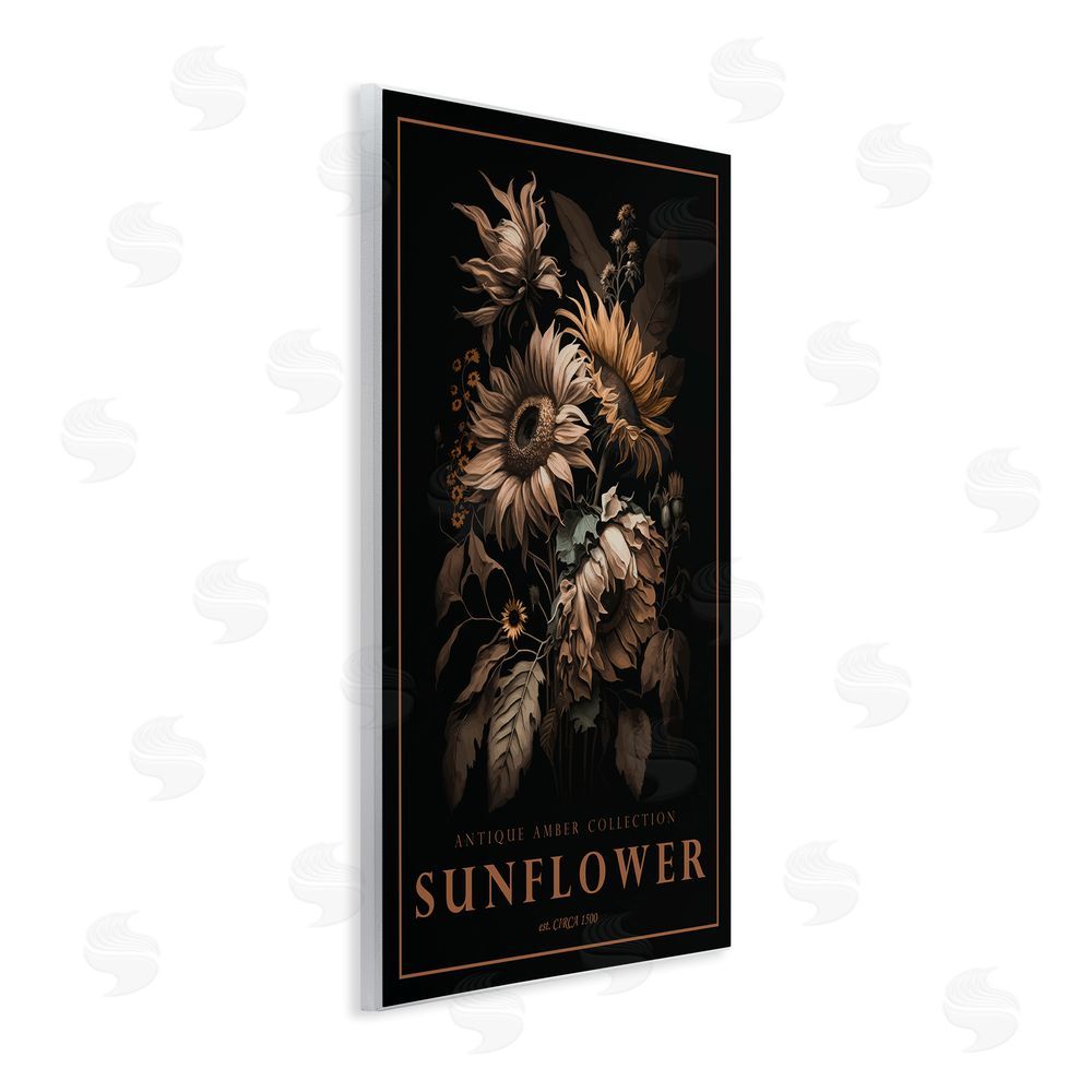 Chris Giampietro Antique Sunflower Light Wall Plaque Art Print