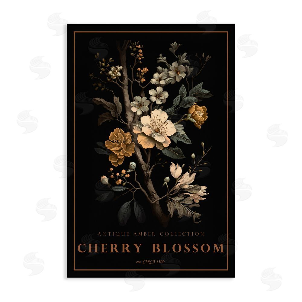 Chris Giampietro Antique Cherry Blossom Light Stretched Canvas Wall Art