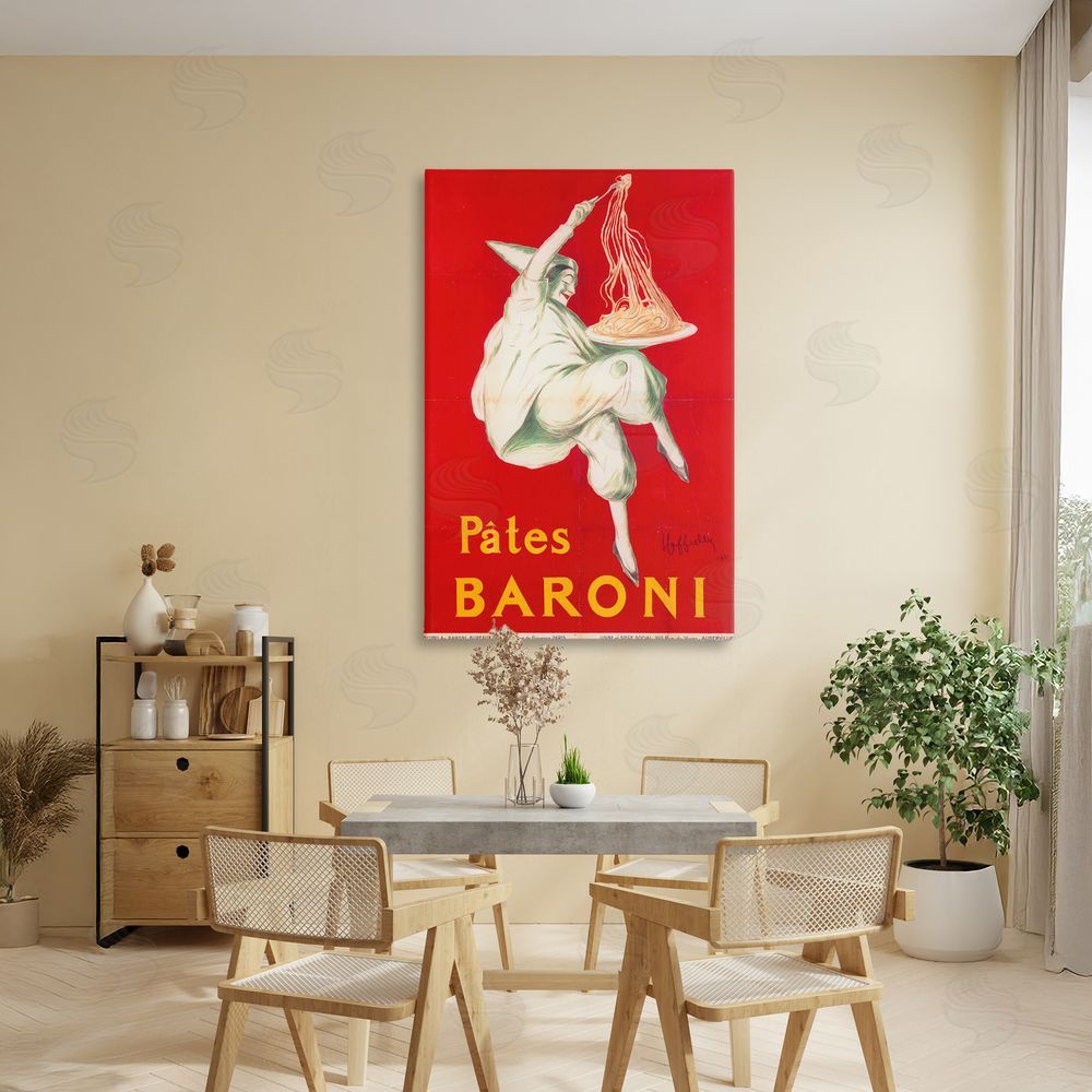 Vintage Hustle Pates Baroni Advertisement 