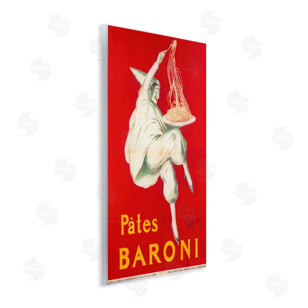 Vintage Hustle Pates Baroni Advertisement Wooden Wall Plaque Art Print