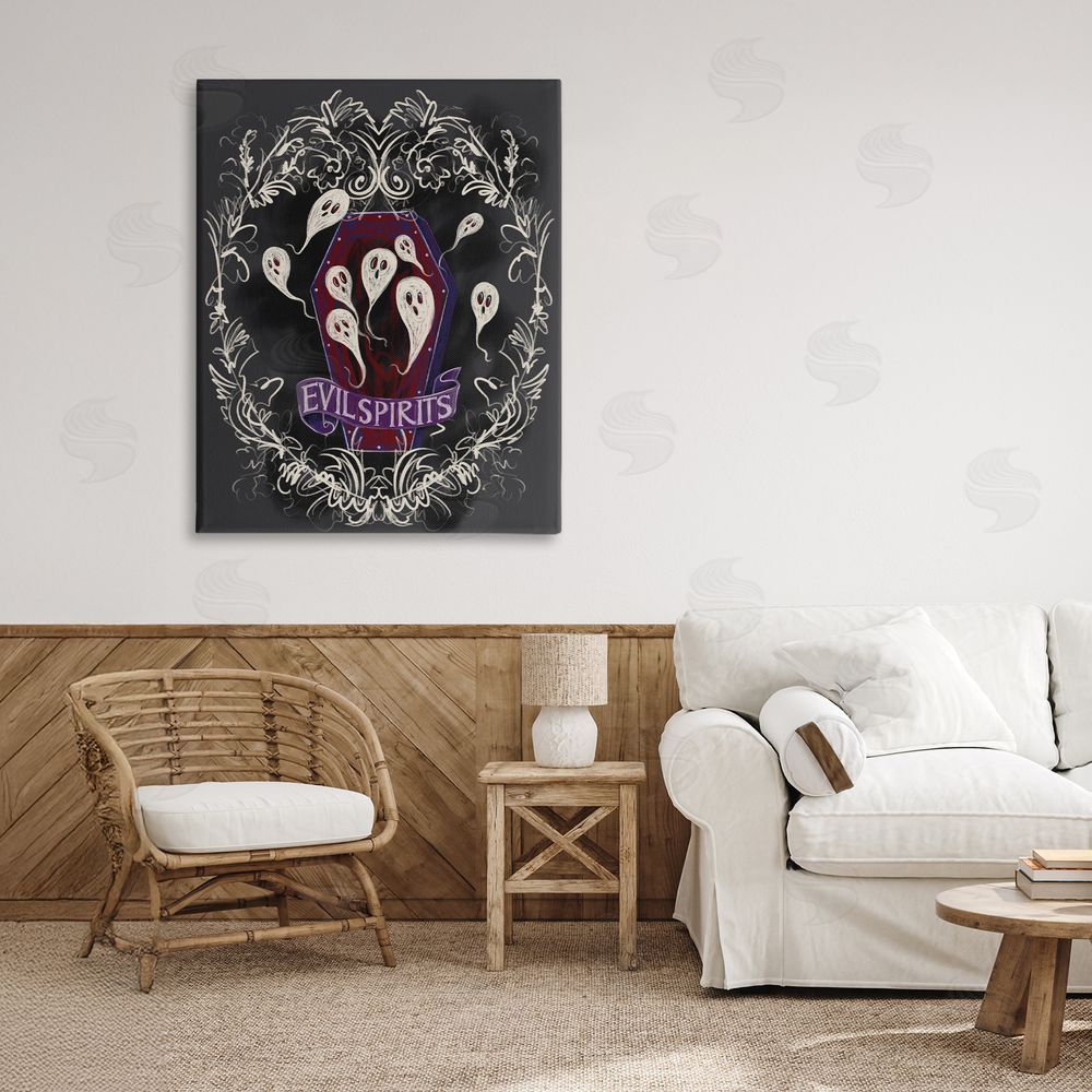 Connie Summers Evil Spirits Ghosts Canvas Art on Wall