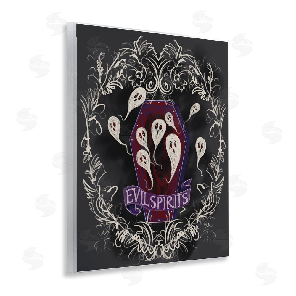 Connie Summers Evil Spirits Ghosts Wall Plaque Art Print
