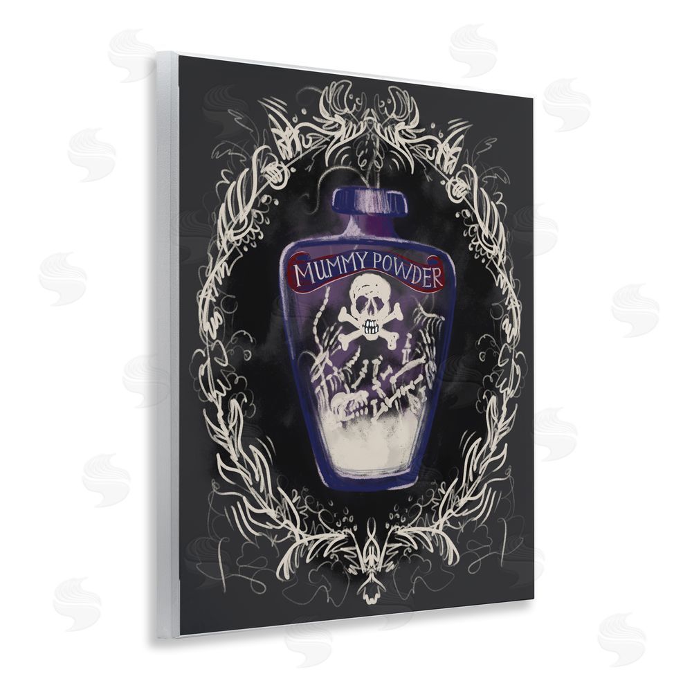 Connie Summers Mummy Powder Jar Wall Plaque Art Print