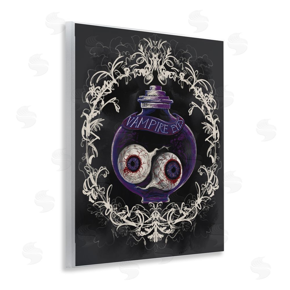 Connie Summers Vampire Eyes Specimen Jar Wall Plaque Art Print