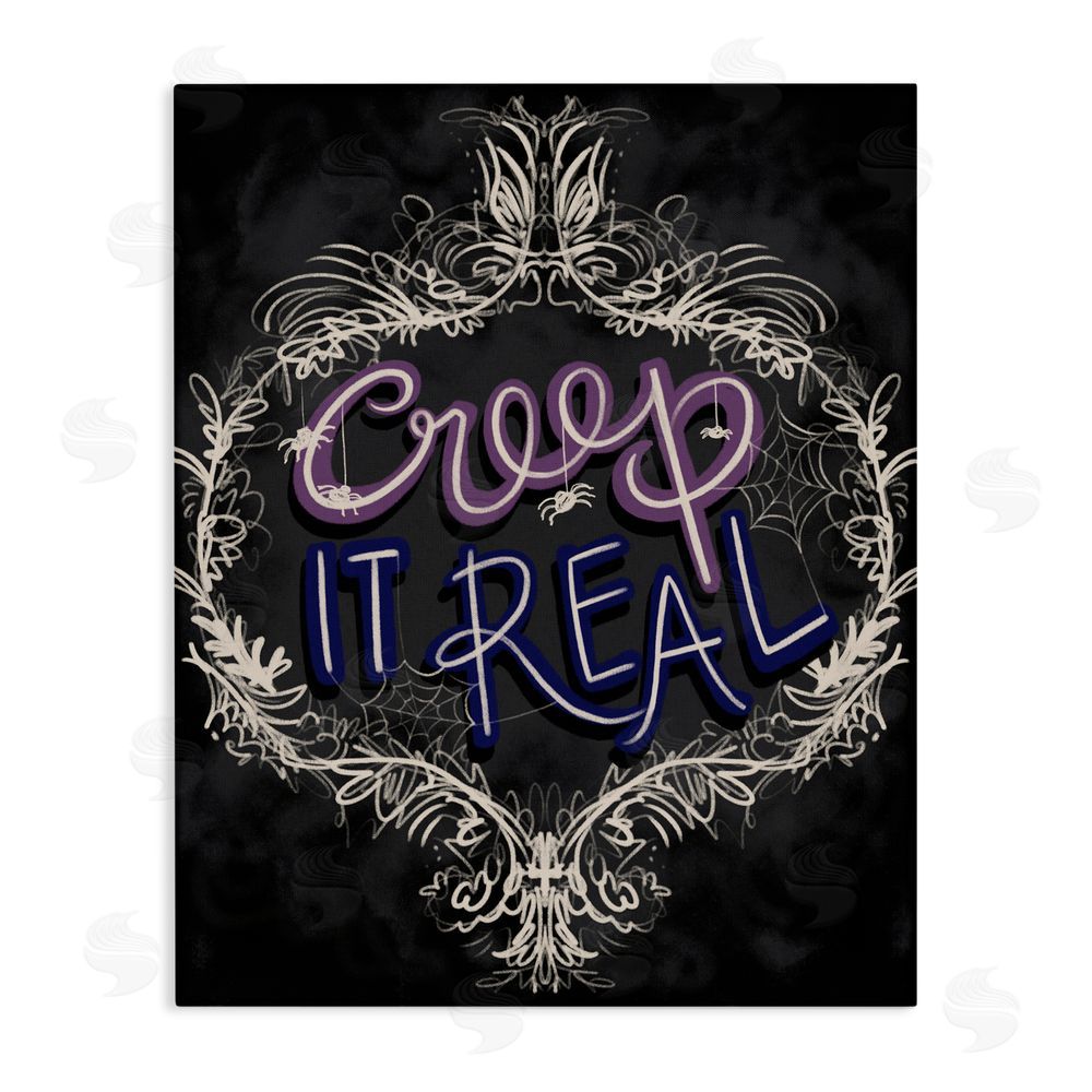 Connie Summers Vintage Creep It Real Canvas Wall Art Print