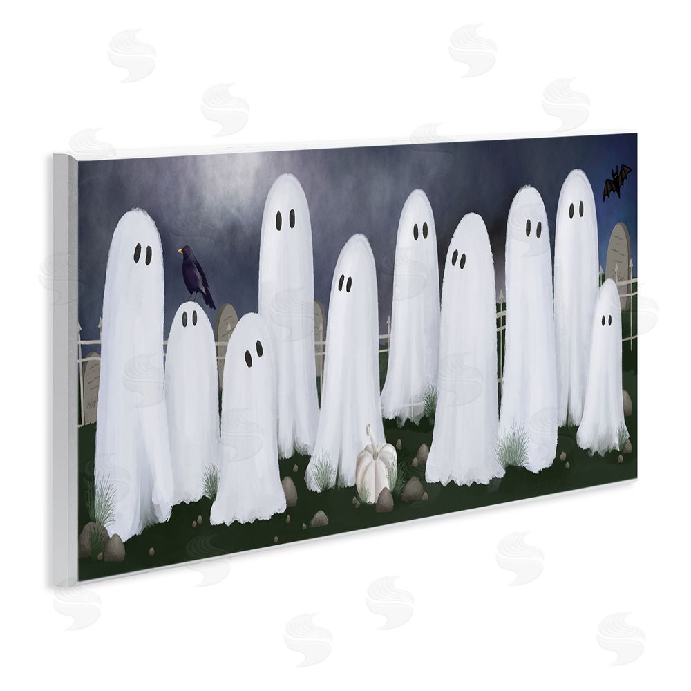 Jennifer Stith Ghosts in Graveyard Wall Plaque Art Print