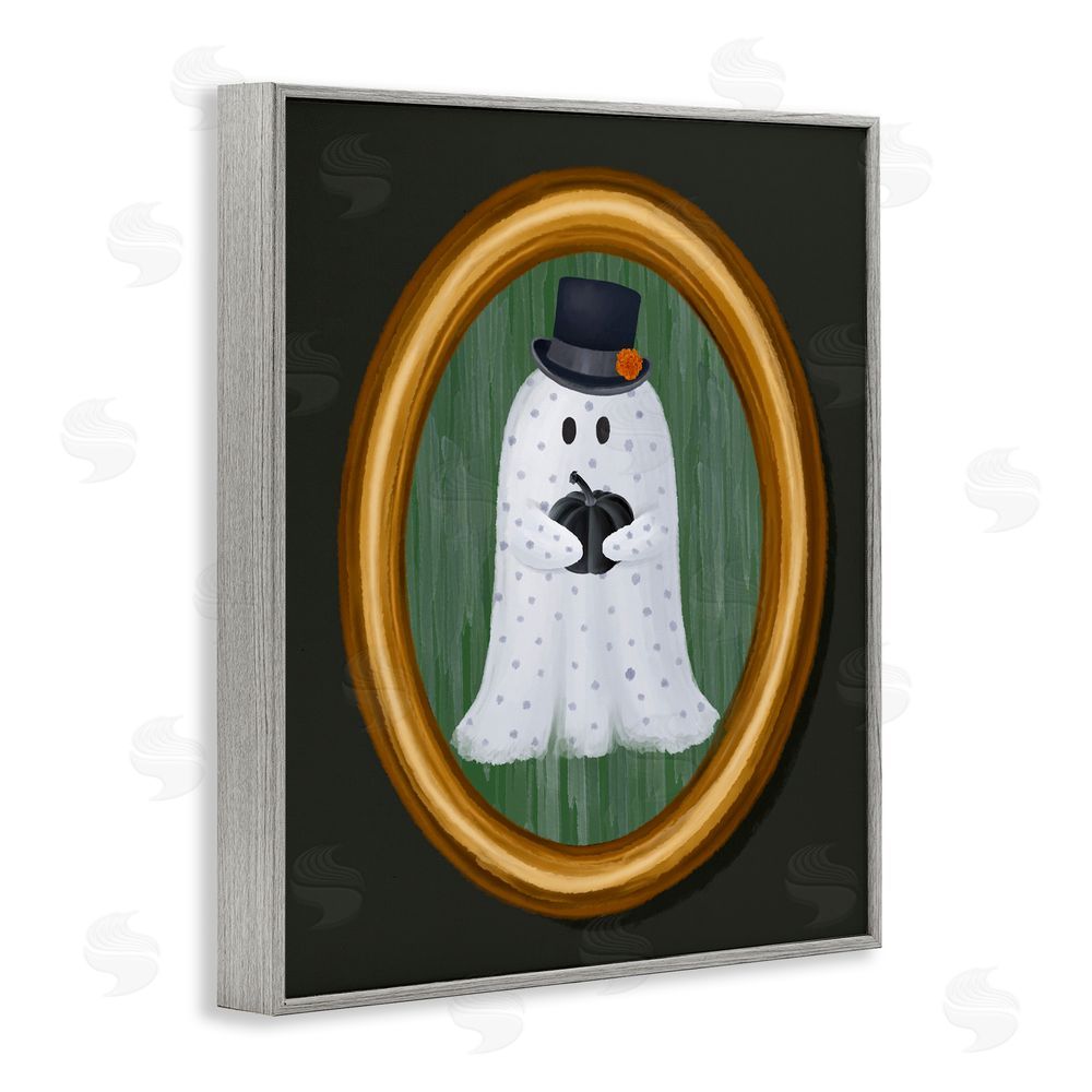 Jennifer Stith Ghost Boy Portrait Gray Framed Giclee Wall Art Print