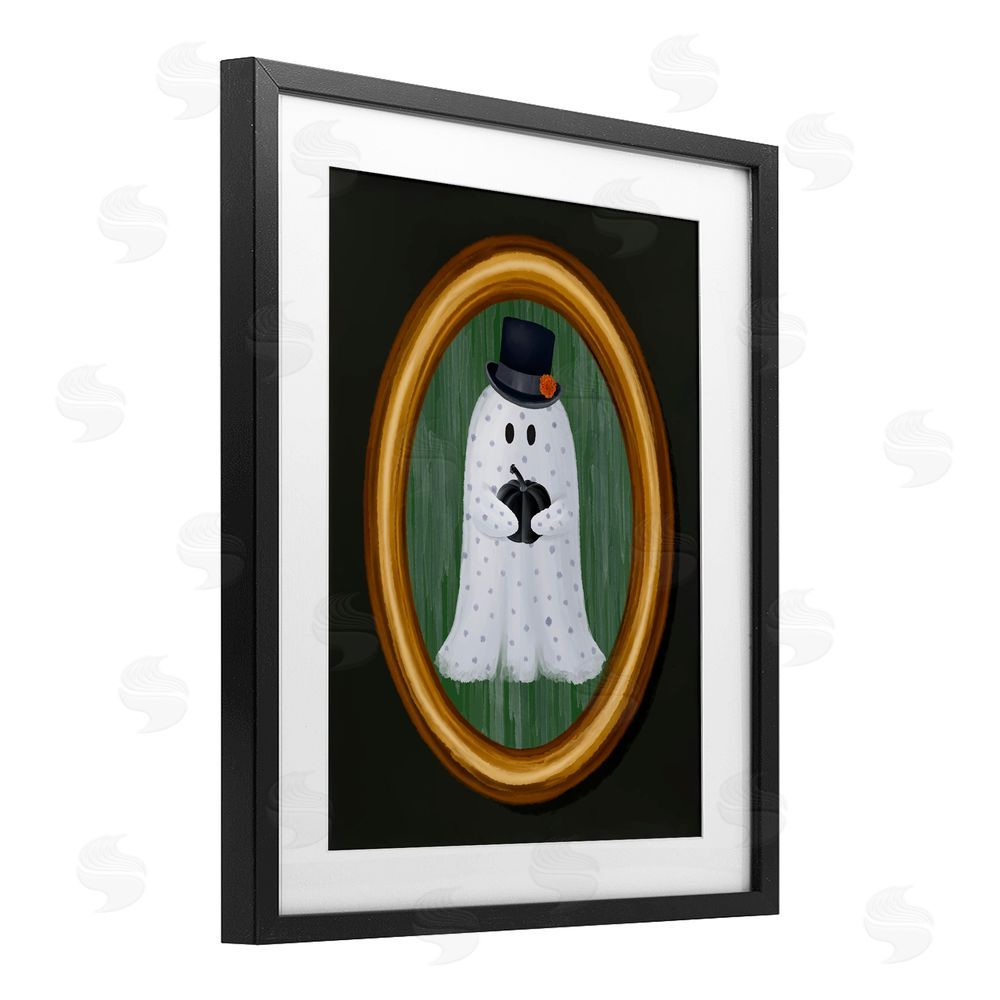 Jennifer Stith Ghost Boy Portrait Black Framed Print Under Glass with White Mat Wall Art