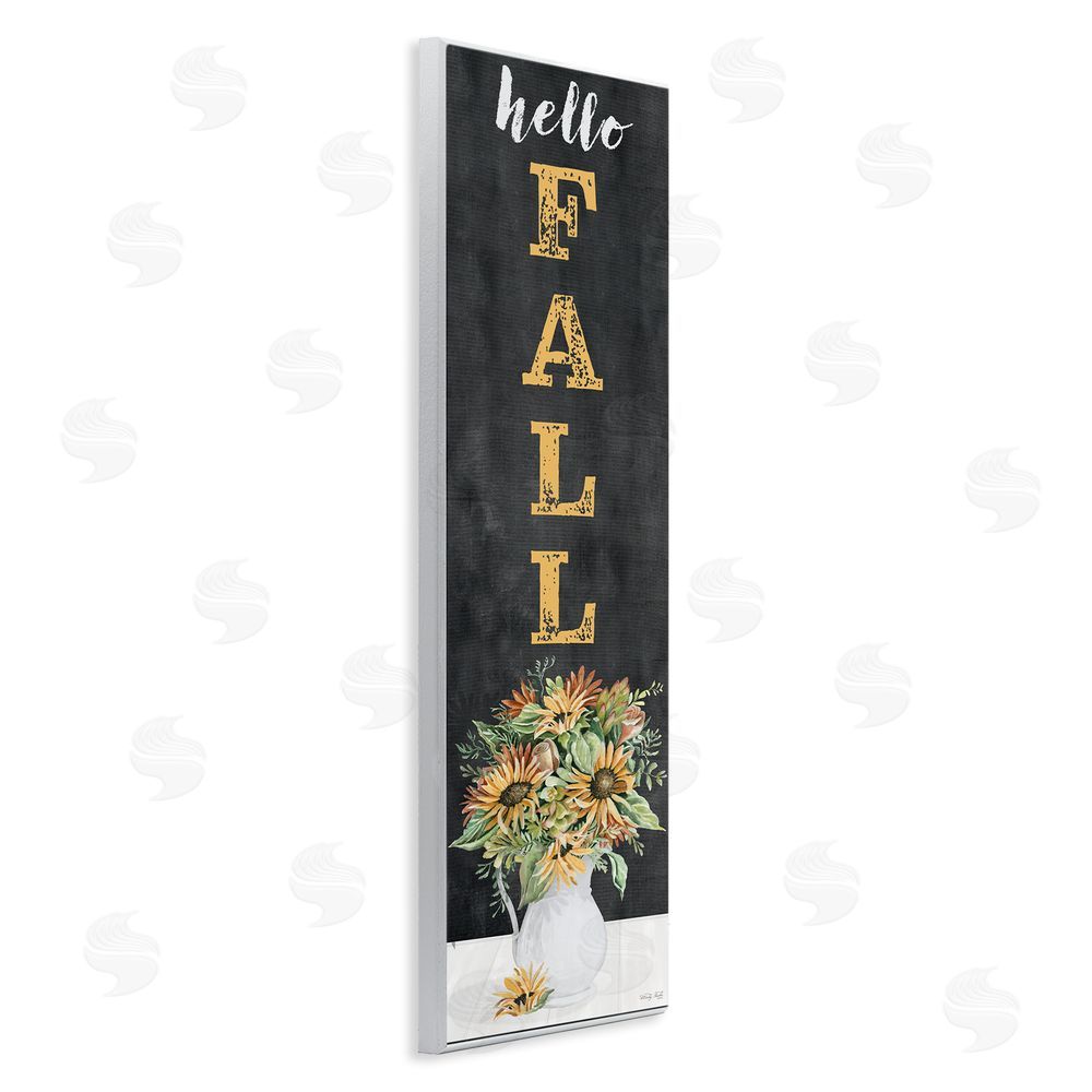 Cindy Jacobs Hello Fall Sunflower Bouquet Wall Plaque Art Print