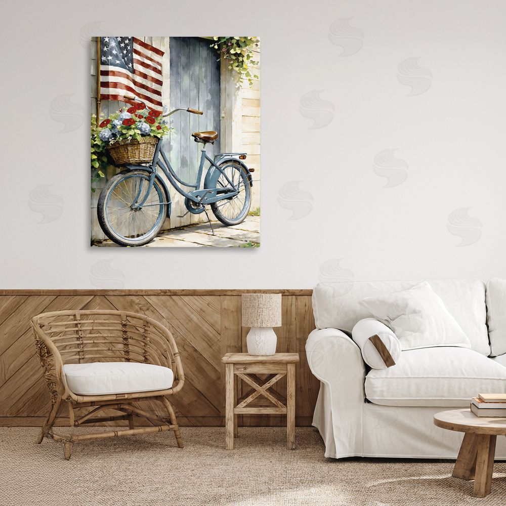 Jo Moulton Americana Summer Bicycle Basket
