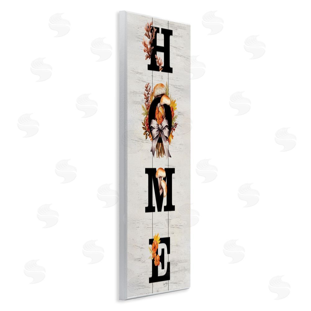 Lux + Me Designs Home with Rustic Mushrooms Wall Plaque Art Print