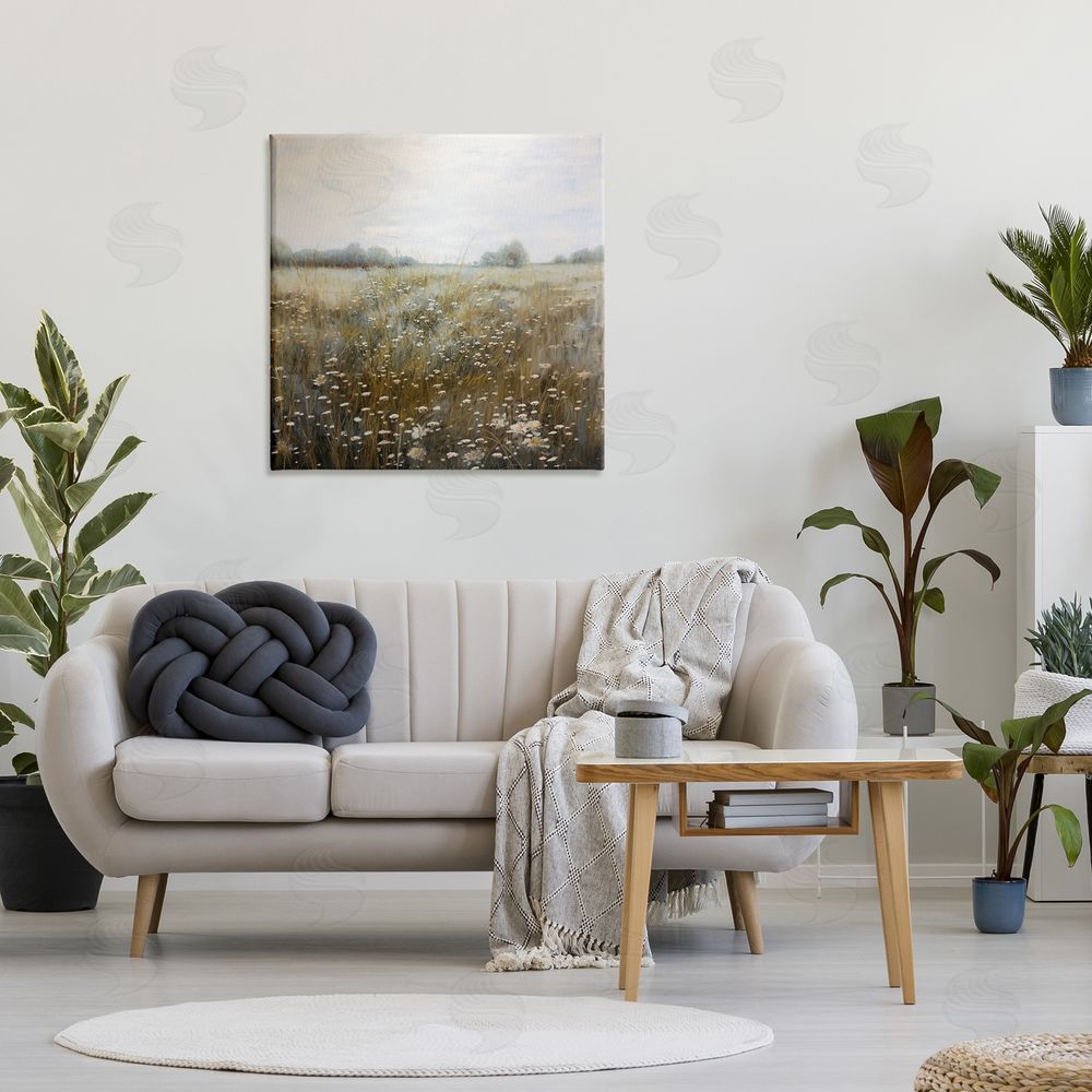 Heidi Kuntz Across The Field in Summertime Stretched Canvas Wall Art in Room
