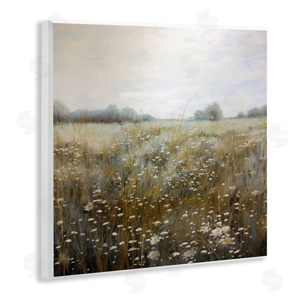 Heidi Kuntz Across The Field in Summertime Wooden Wall Plaque Art Print