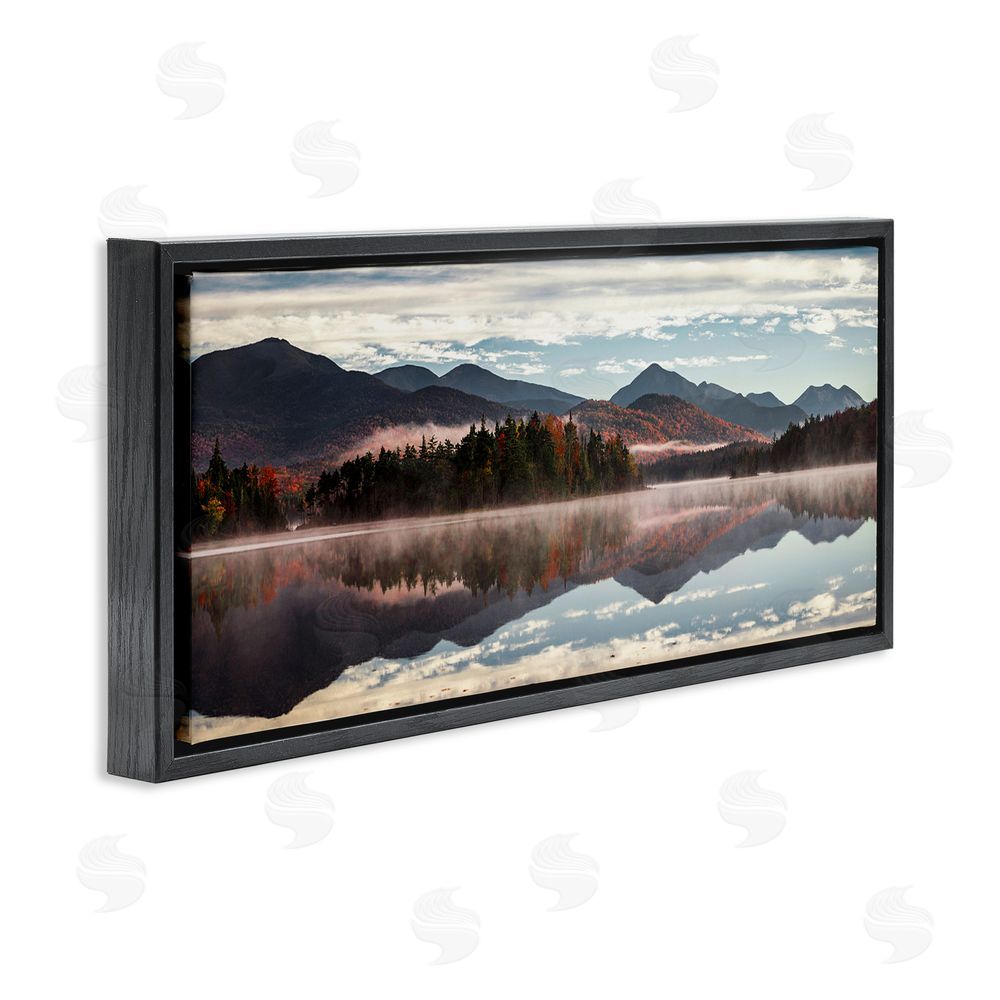 Jonathan Zaharek Panoramic View From Boreas Ponds Black Floating Frame Canvas Wall Art Print