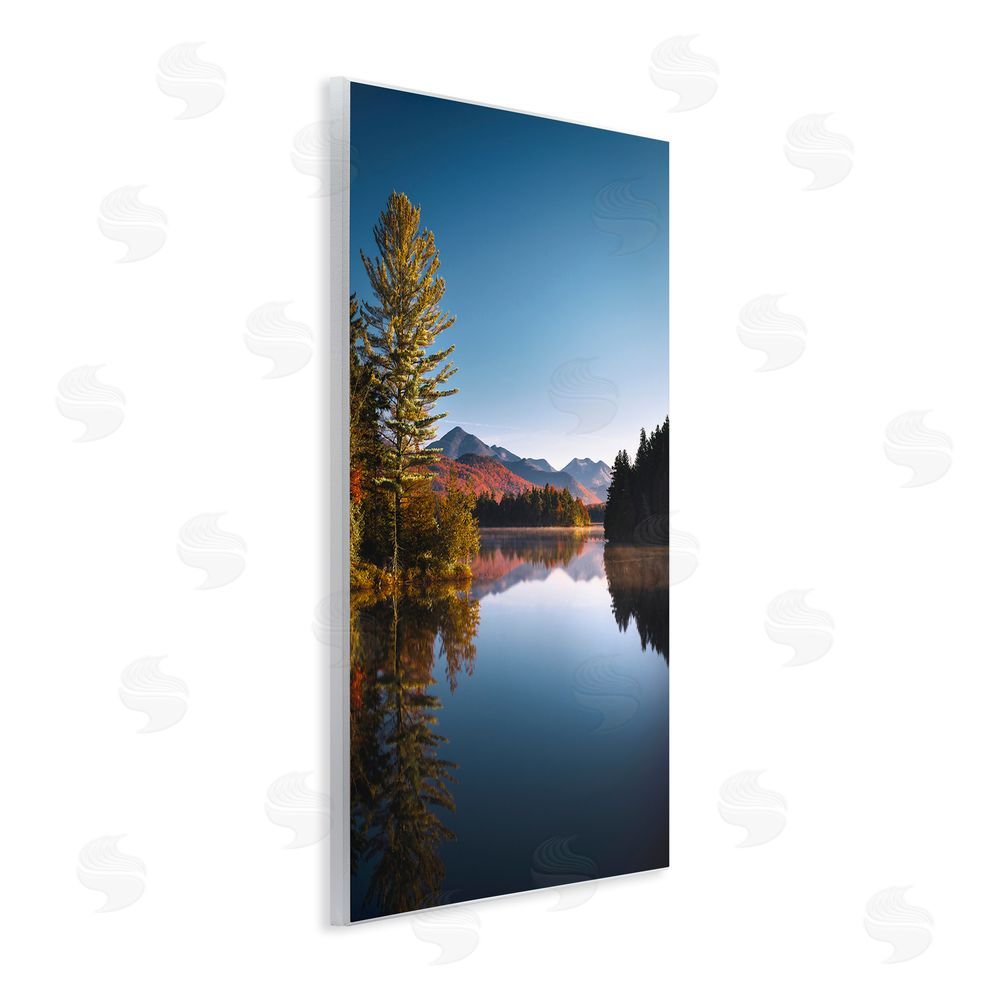 Jonathan Zaharek Autumn Morning Wilderness Wooden Wall Plaque Art Print