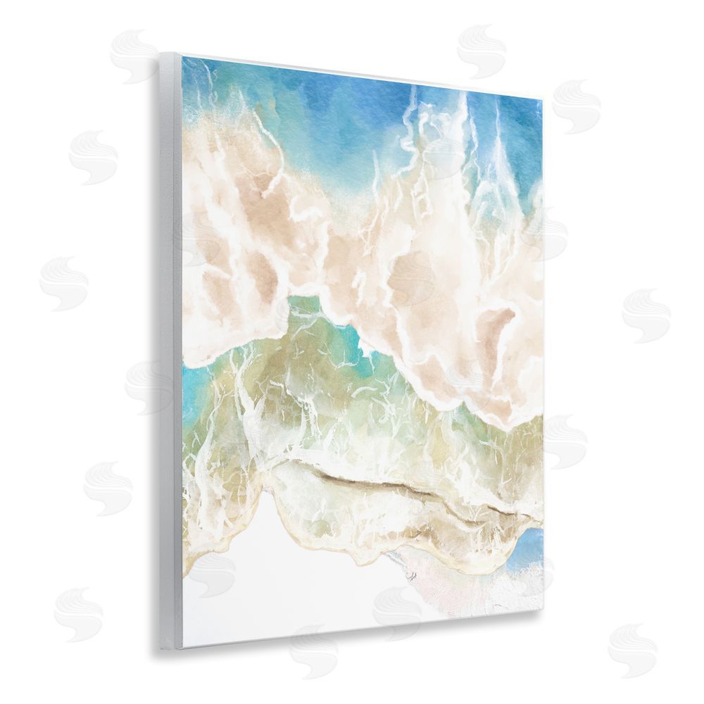Jesse Keith Washed Away Tide Abstract Wooden Wall Plaque Art Print
