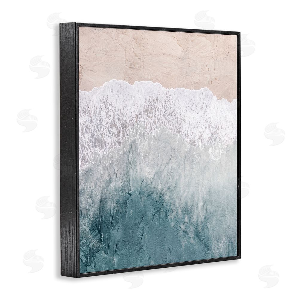 Kim Allen Beach Top Shore Black Framed Giclee Wall Art Print