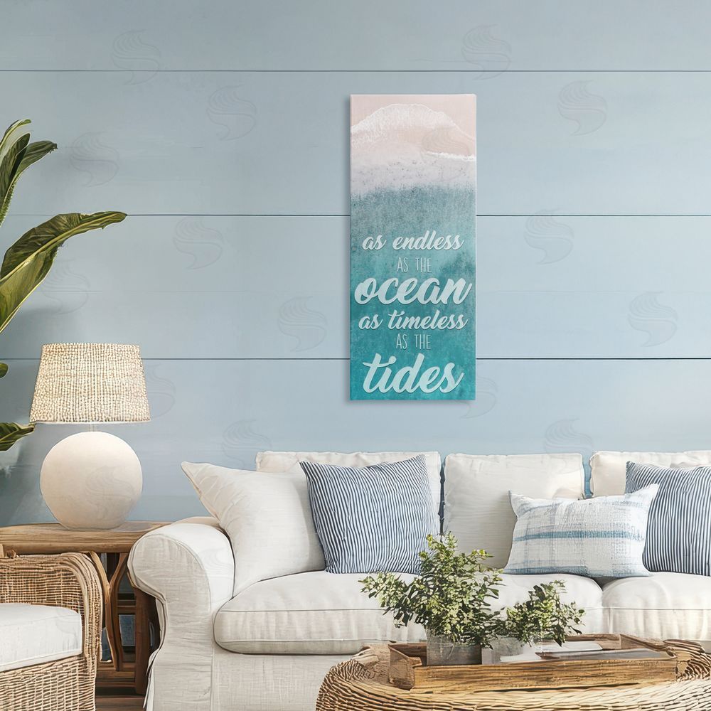 Marcus Prime Endless Ocean Timeless Tides Stretched Canvas Wall Art in Room