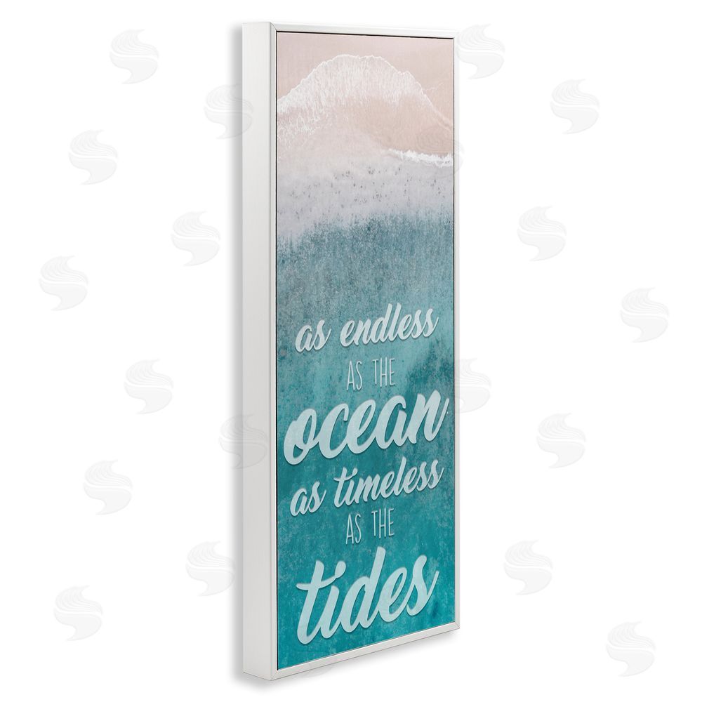 Marcus Prime Endless Ocean Timeless Tides White Framed Giclee Wall Art Print