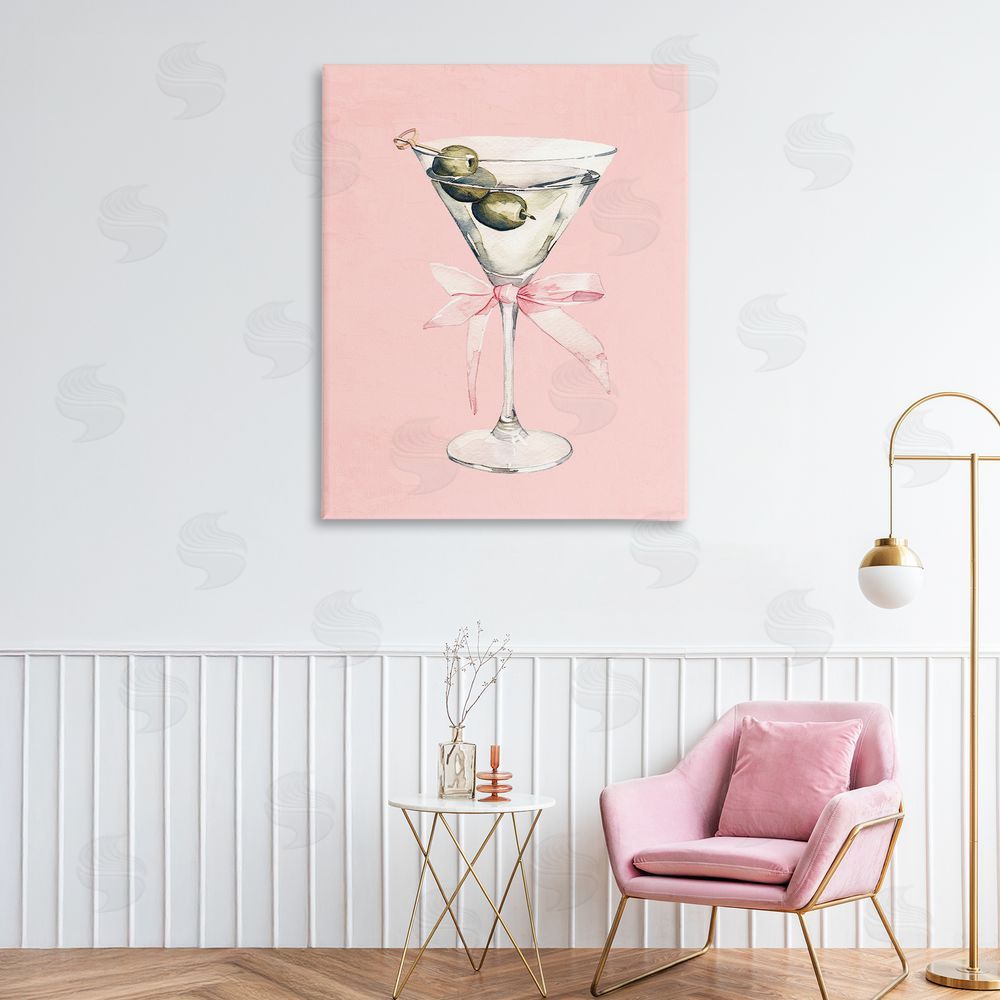 Kim Allen Martini with Pink Bow 