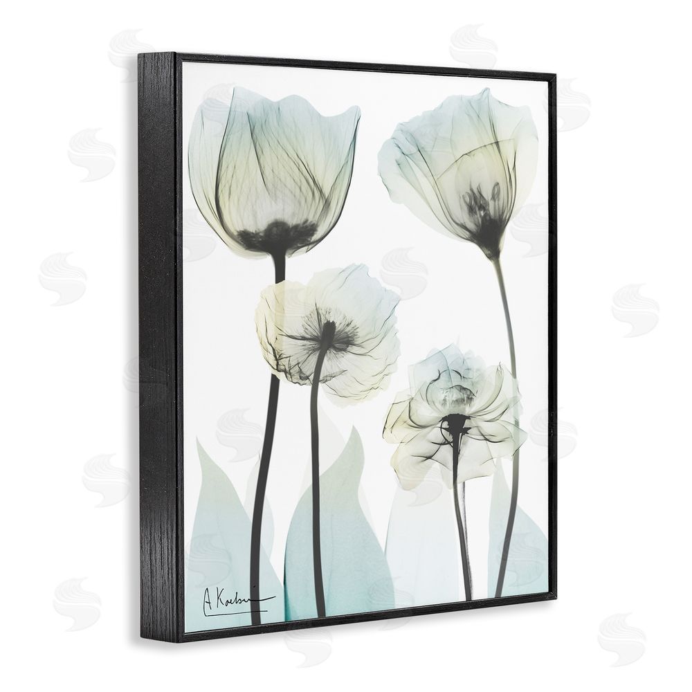 Albert Koetsier Floral Luxury Of Creation Black Framed Giclee Wall Art Print