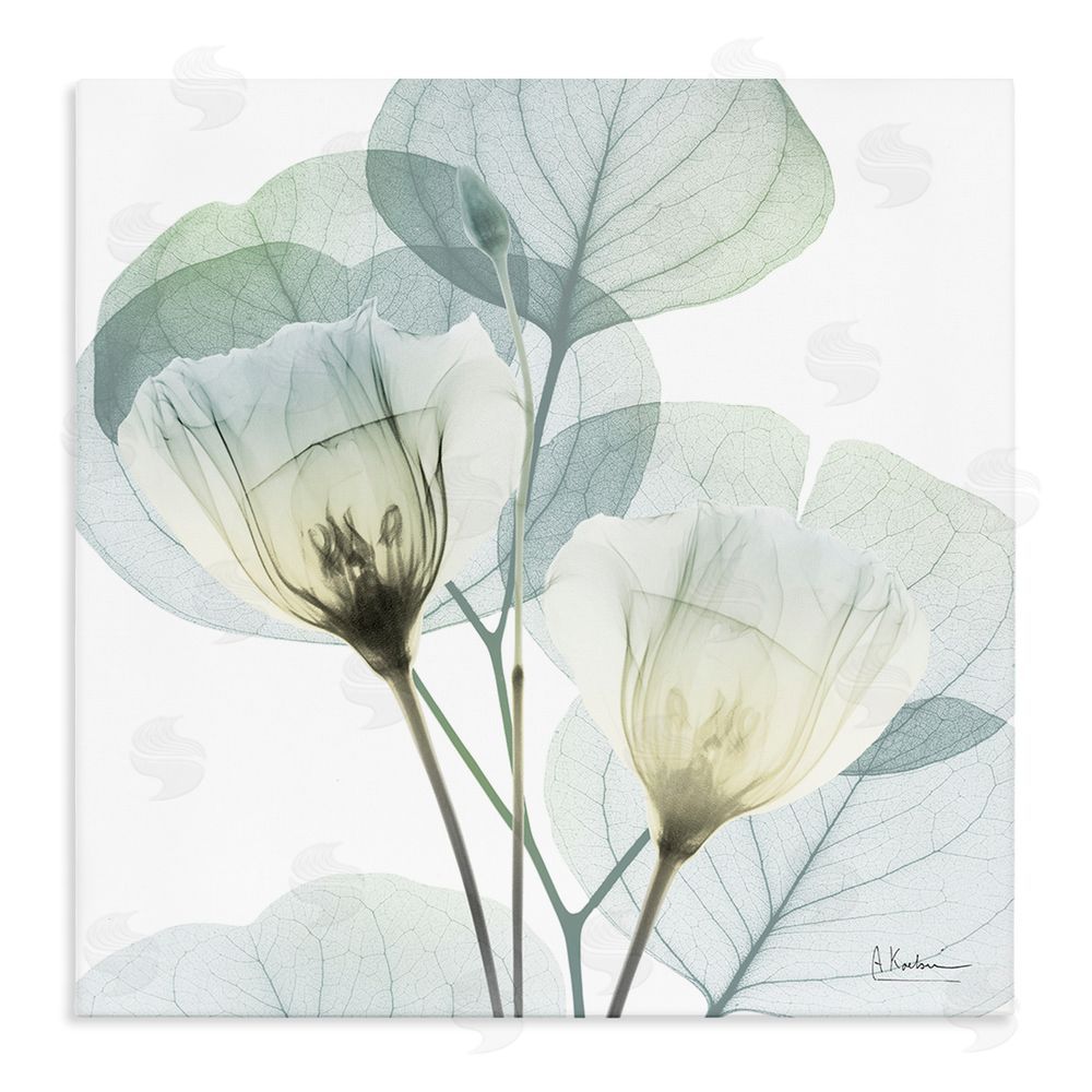 Albert Koetsier Divine Fate Flower Leaves Stretched Canvas Wall Art Print