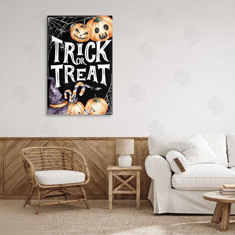 Kim Allen Trick Or Treat Creepy Traditions Canvas Art on Wall