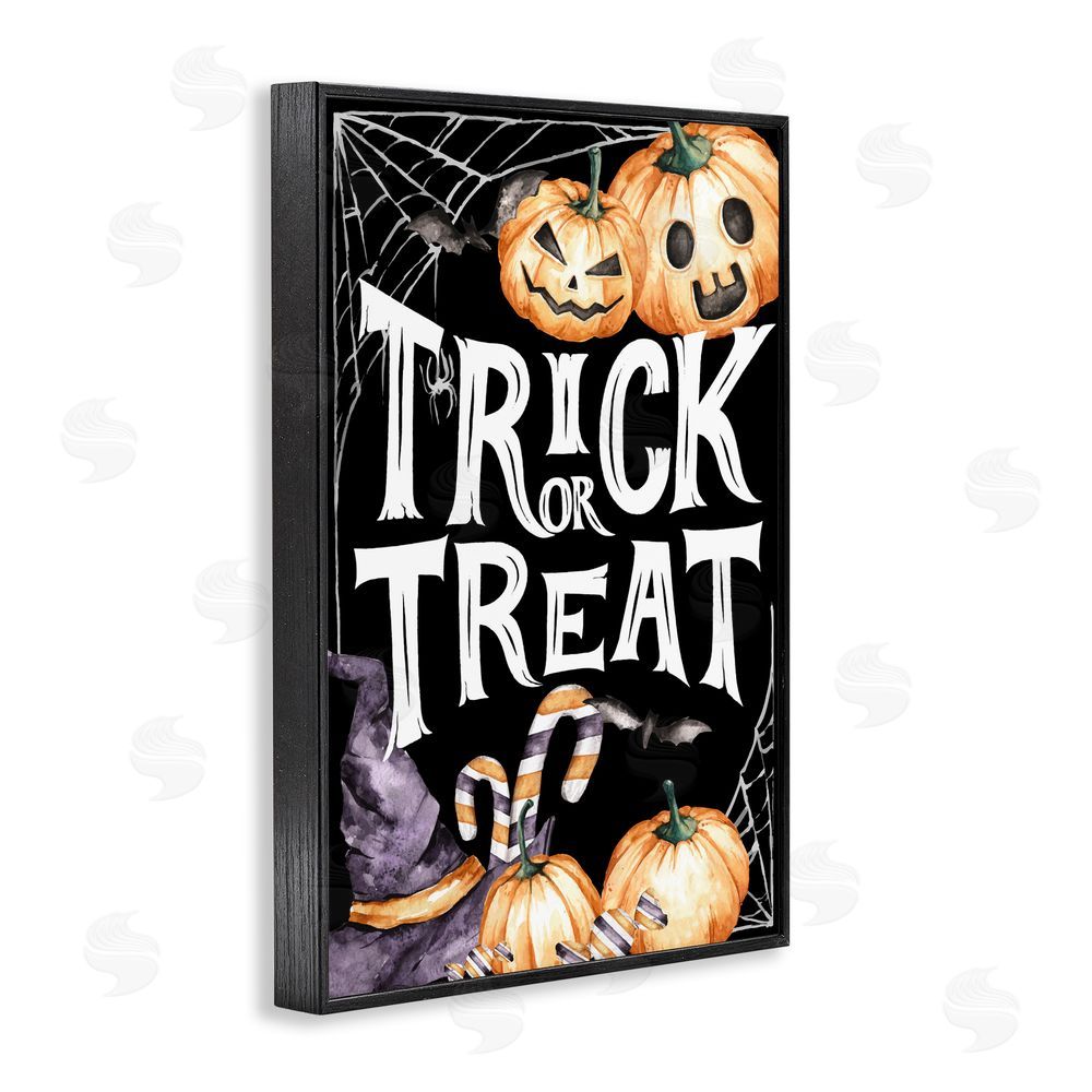 Kim Allen Trick Or Treat Creepy Traditions Black Framed Giclee Wall Art Print
