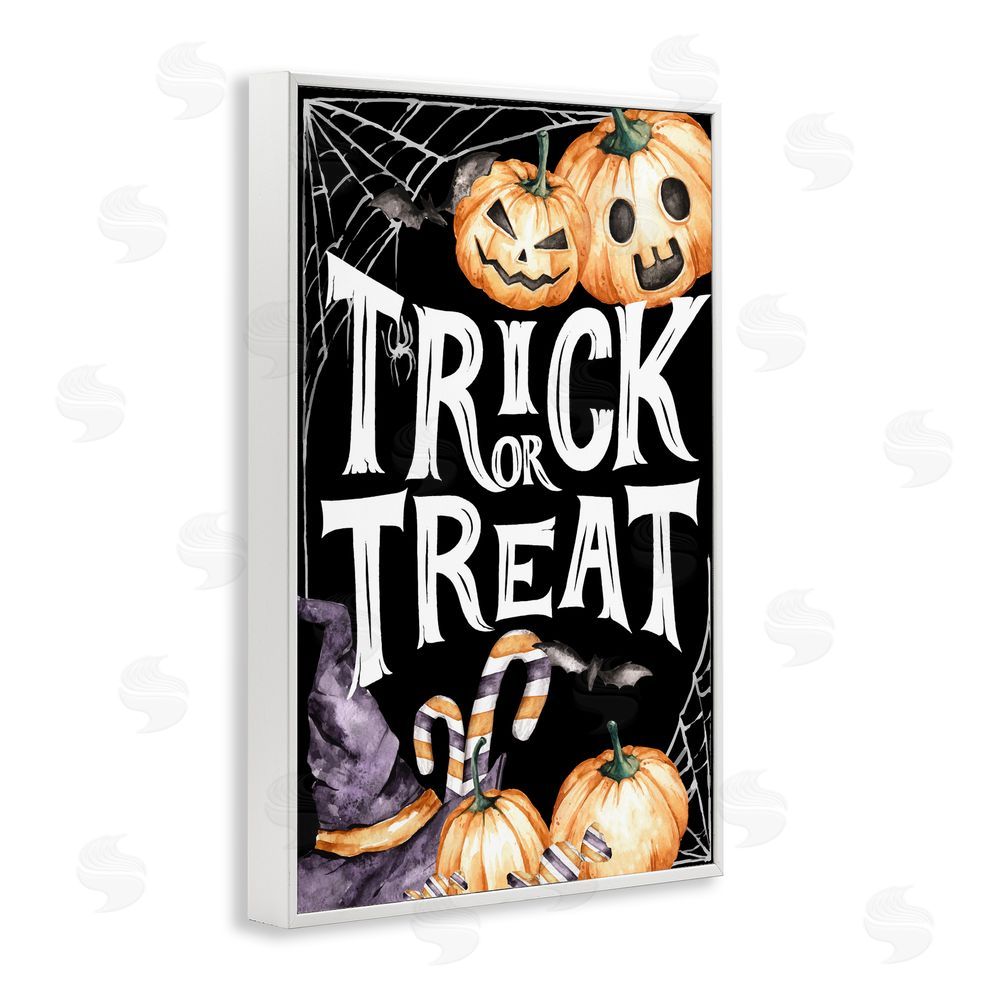 Kim Allen Trick Or Treat Creepy Traditions White Framed Giclee Wall Art Print