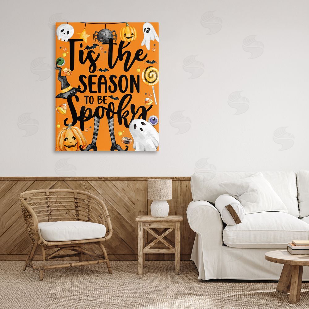 Kim Allen Tis The Spooky Season Canvas Art on Wall