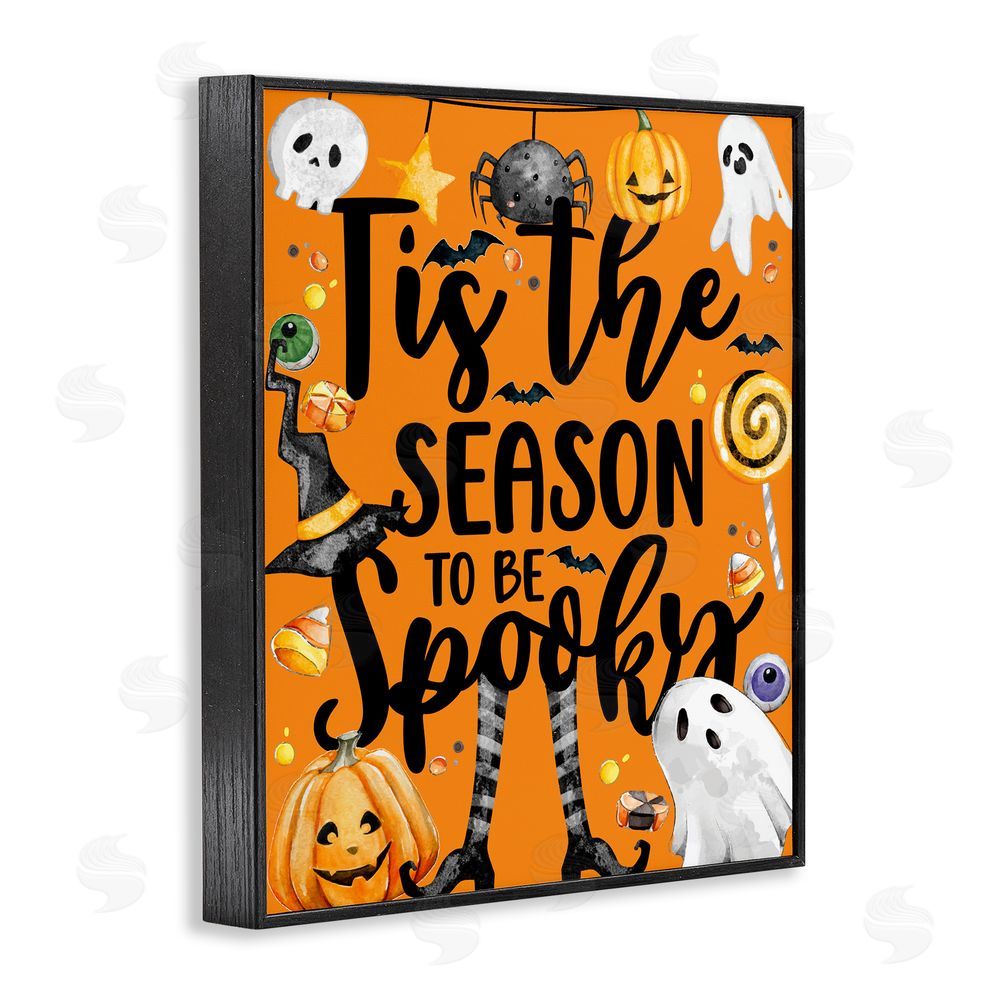 Kim Allen Tis The Spooky Season Black Framed Giclee Wall Art Print