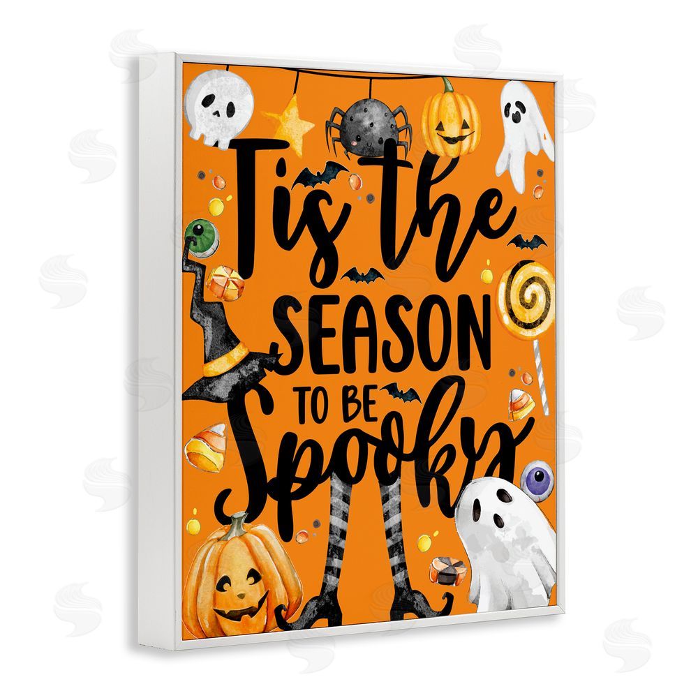 Kim Allen Tis The Spooky Season White Framed Giclee Wall Art Print