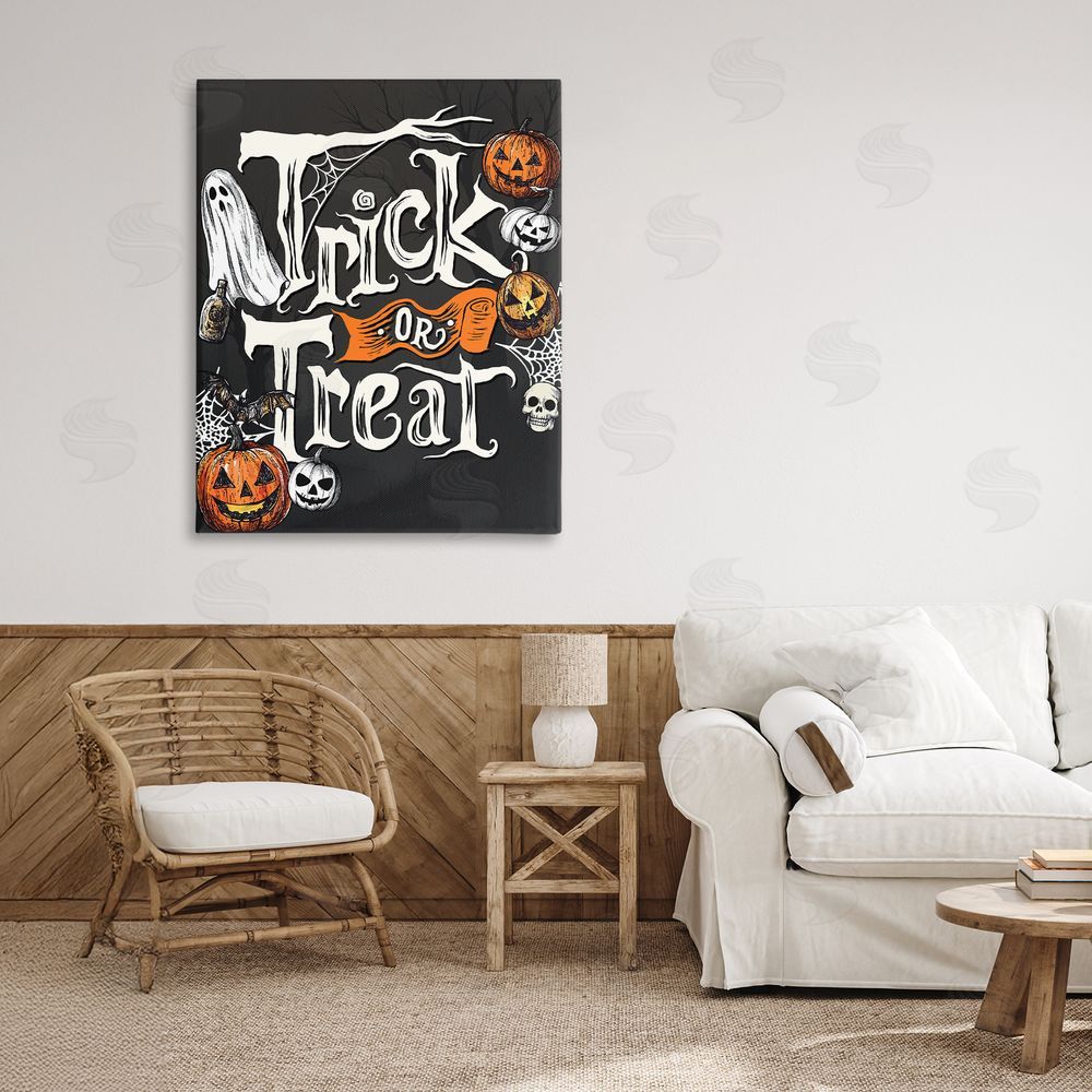 Kim Allen Trick Or Treat Vintage Traditions Canvas Art on Wall