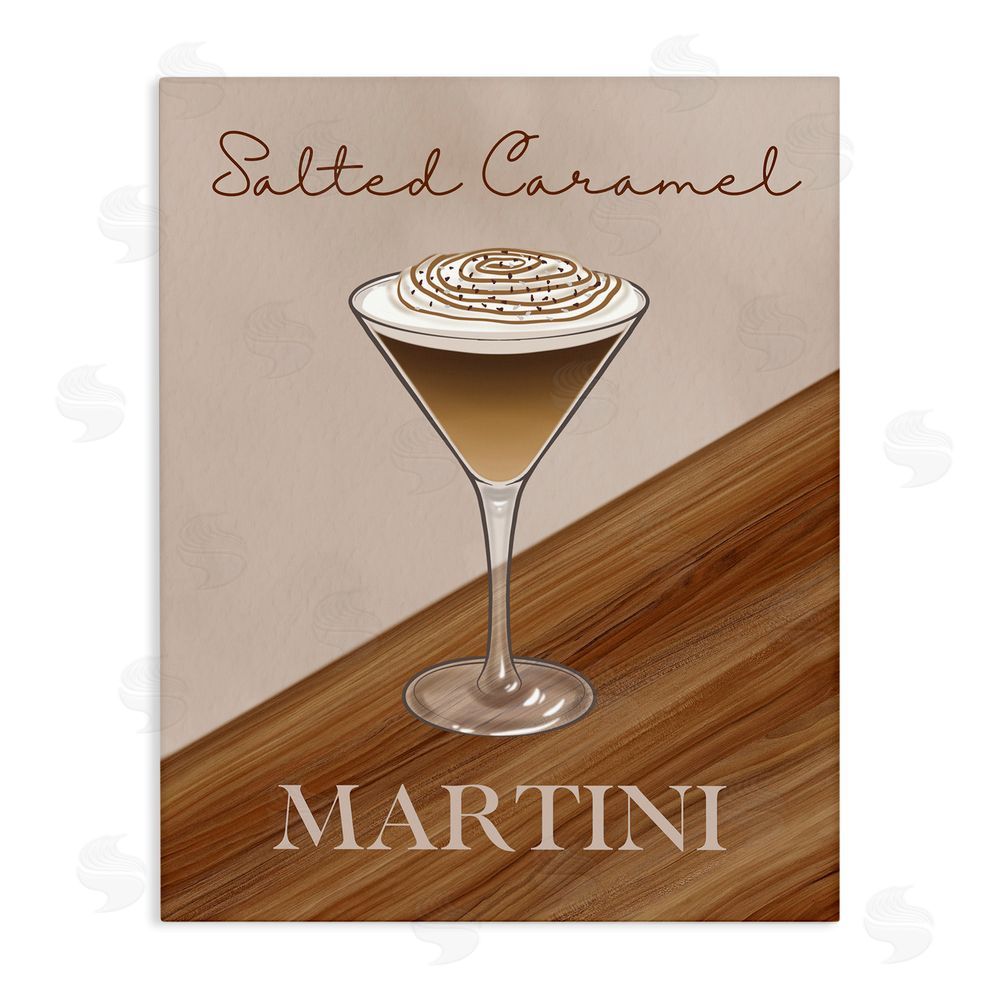 Marcus Prime Salted Caramel Martini Stretched Canvas Wall Art Print