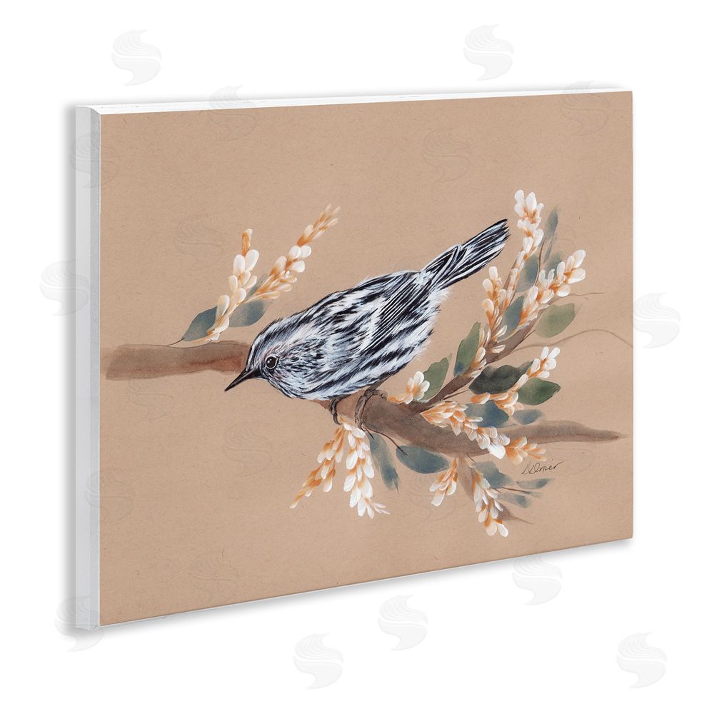 Cady Driver Bird on Delicate Branch Wall Plaque Art Print