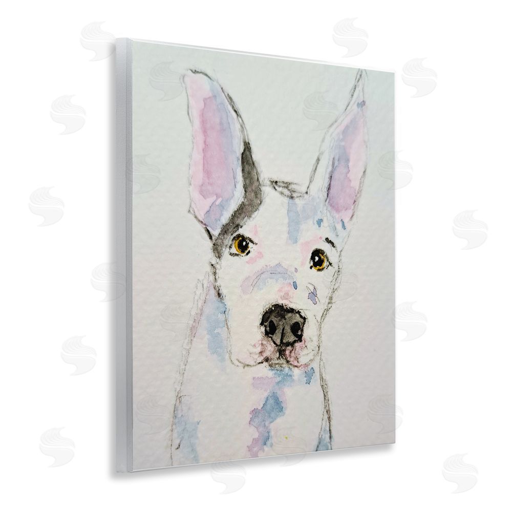 Tatiana Roberts Expressive Dog Sketch Wall Plaque Art Print