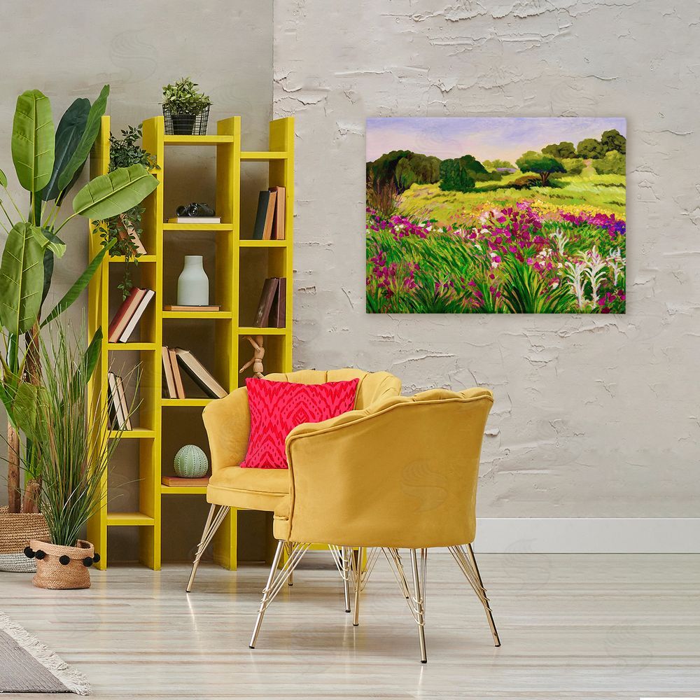 Lee Ann Zirbes Promised Vibrant Scenery Canvas Art on Wall