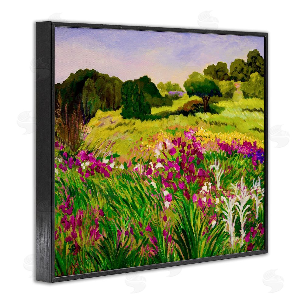 Lee Ann Zirbes Promised Vibrant Scenery Black Framed Giclee Wall Art Print