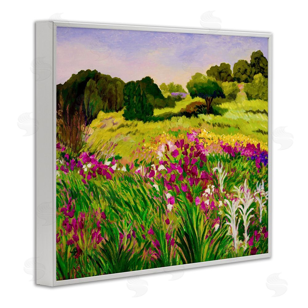 Lee Ann Zirbes Promised Vibrant Scenery White Framed Giclee Wall Art Print