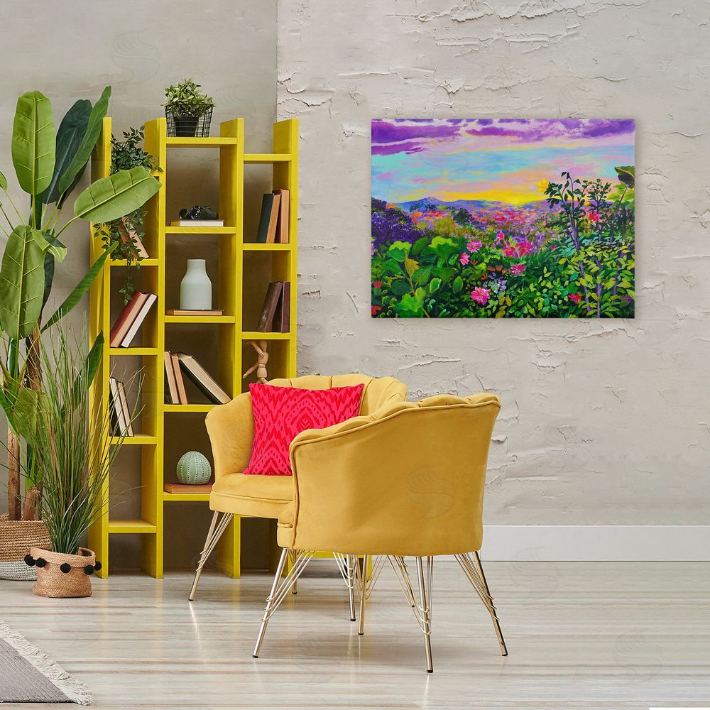 Lee Ann Zirbes Highland Flora Overlook Canvas Art on Wall