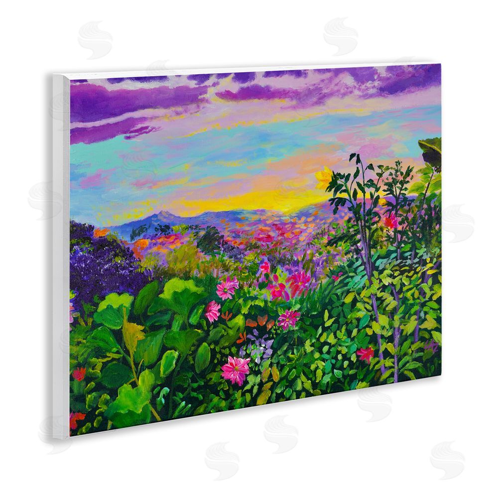 Lee Ann Zirbes Highland Flora Overlook Wall Plaque Art Print